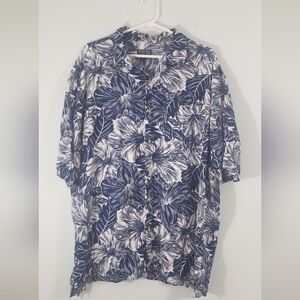 Polo Ralph Lauren Hawaiian Shirt. Plus Size 1XT. Lightweight. Vacation Resort.